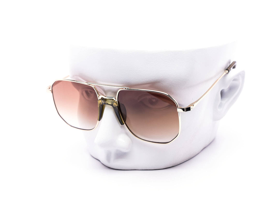 Sleek Gradient Modern Aviator Bridge Sunglasses