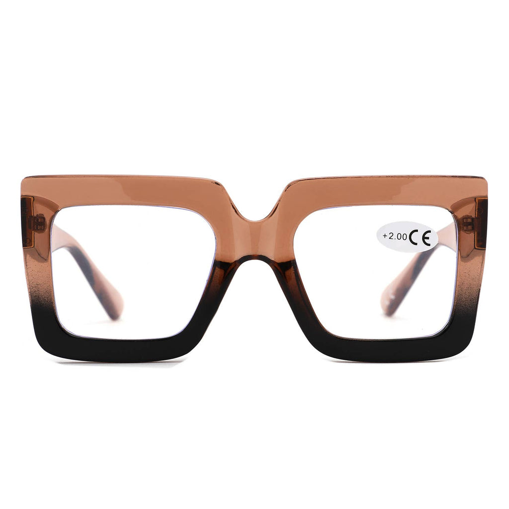 Oversized Chunky Square Bold Reading Glasses