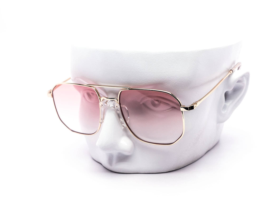 Sleek Gradient Modern Aviator Bridge Sunglasses