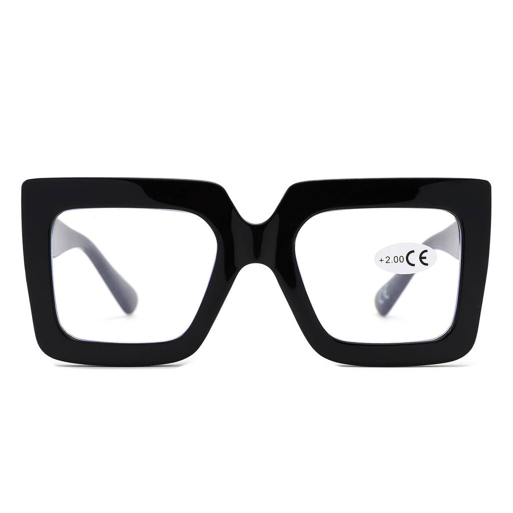 Oversized Chunky Square Bold Reading Glasses