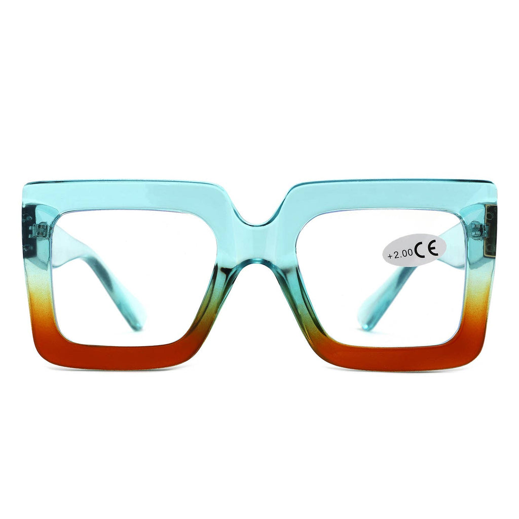 Oversized Chunky Square Bold Reading Glasses
