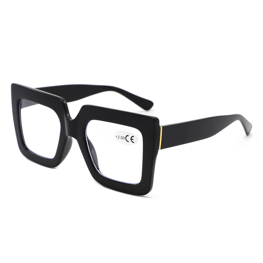 Oversized Chunky Square Bold Reading Glasses