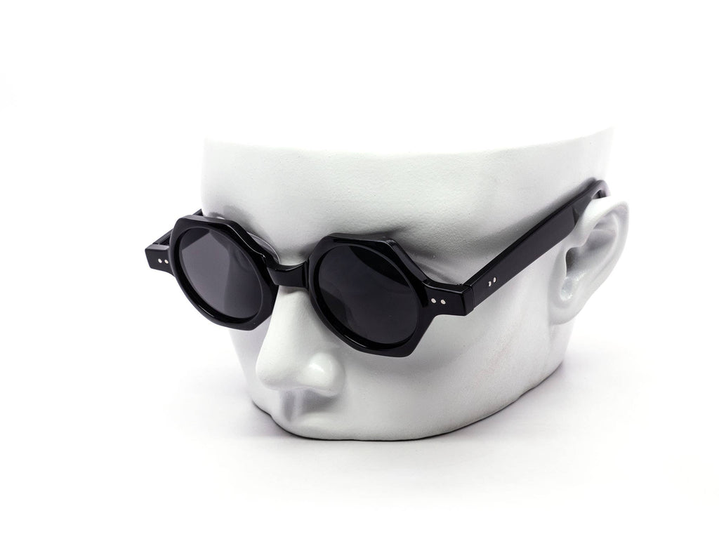 Retro Chunky Octagon Frame Sunglasses