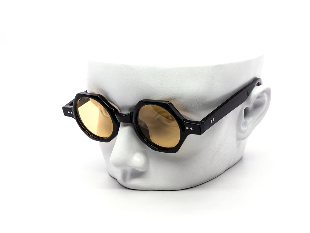 Retro Chunky Octagon Frame Sunglasses