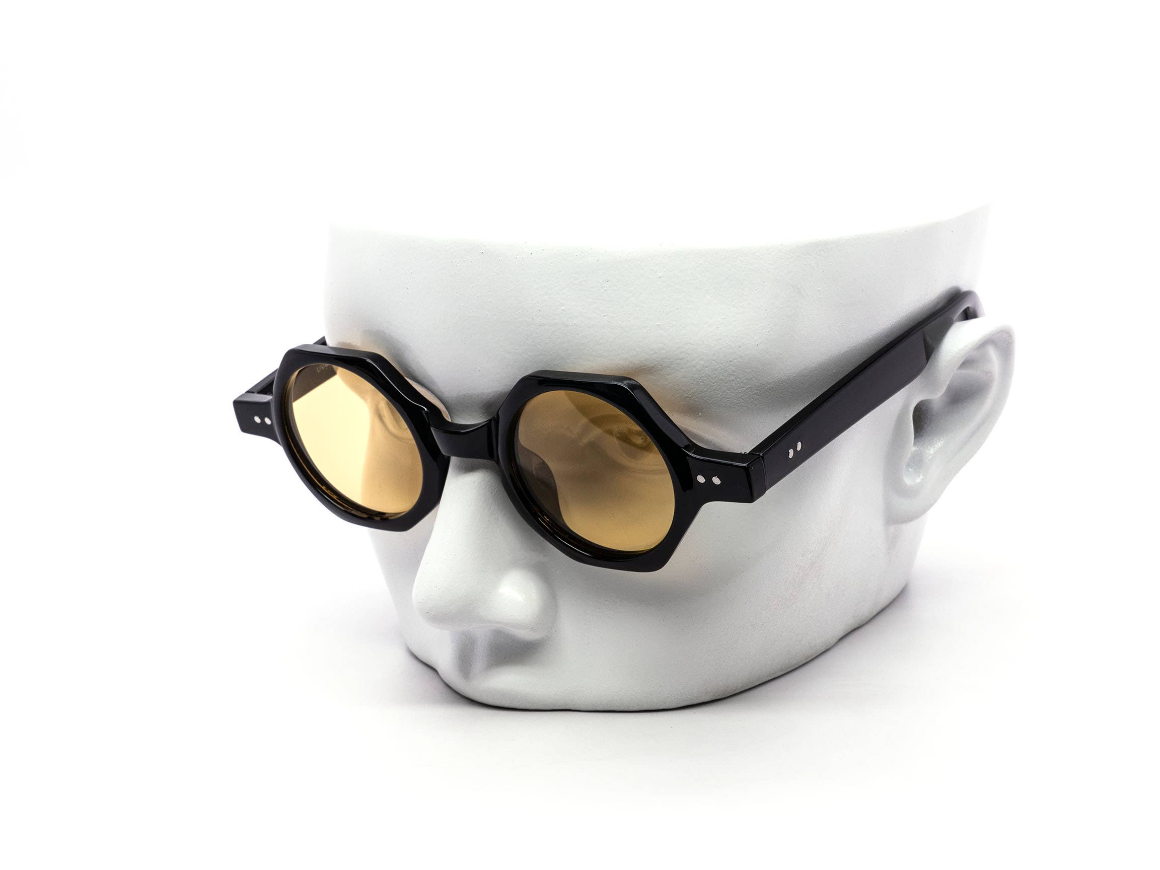 Retro Chunky Octagon Frame Sunglasses