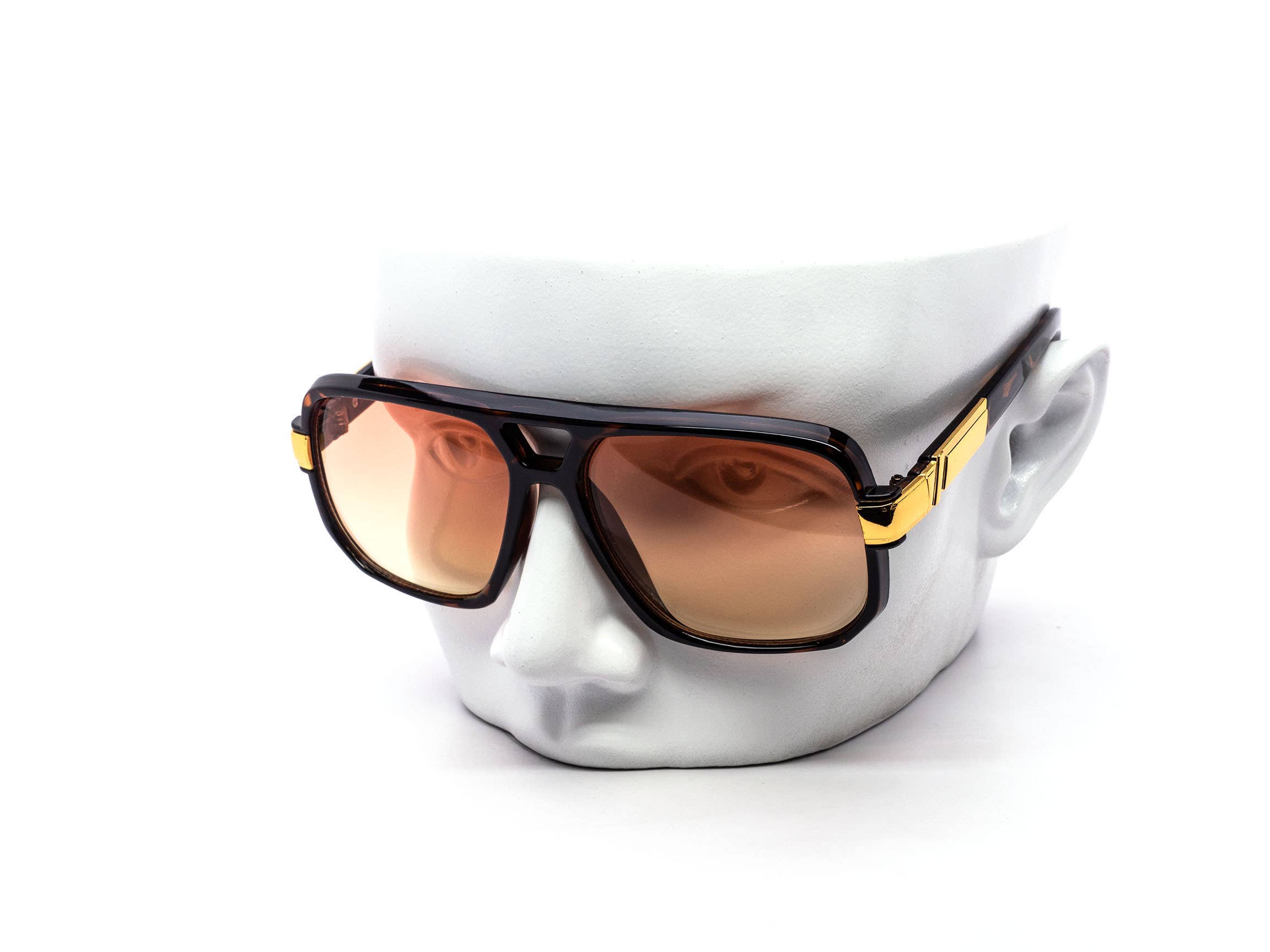 Retro Big Boss Aviator Duo-tone Sunglasses