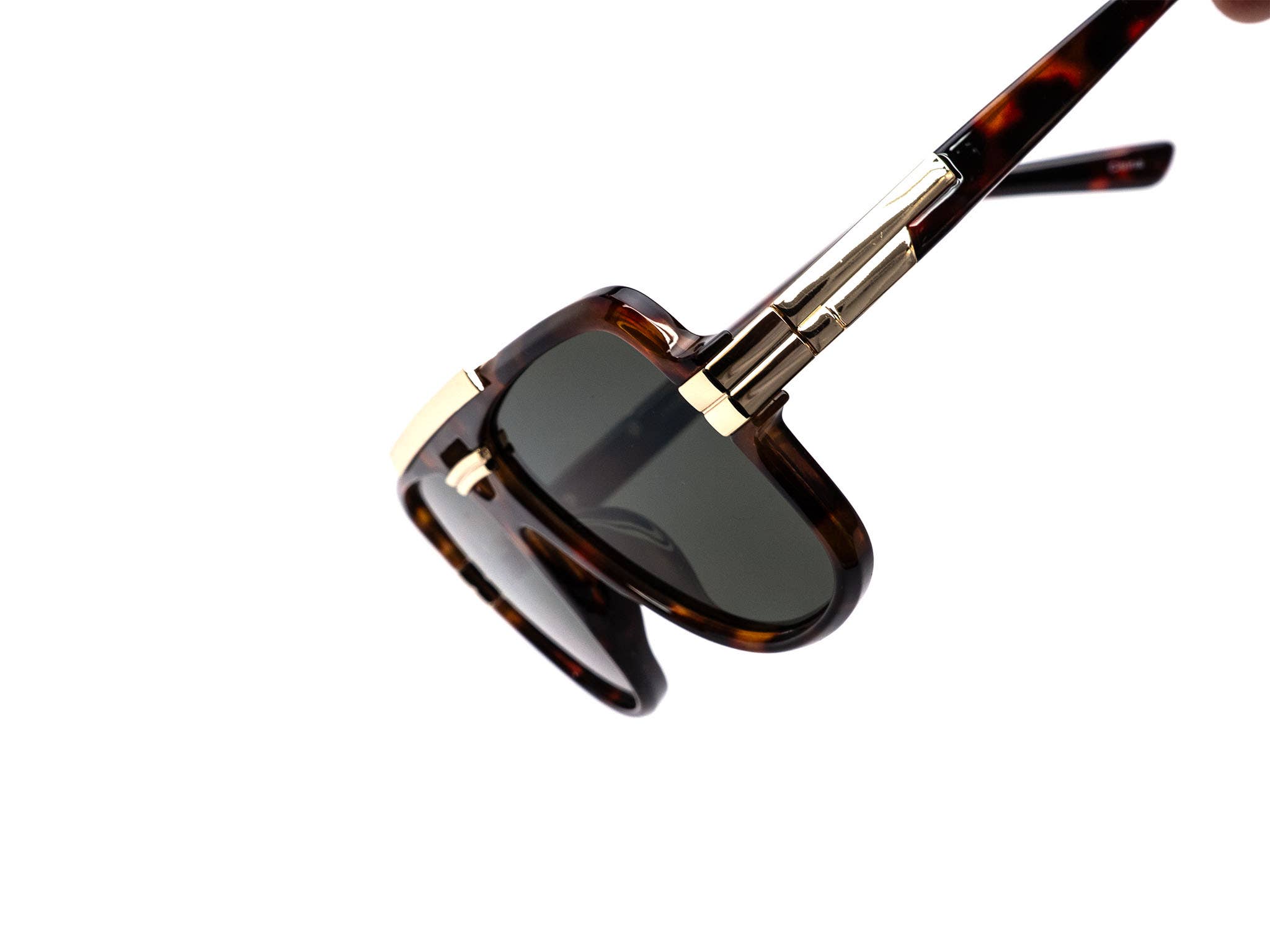 Retro Metal Brow Bar Shield Aviator Sunglasses