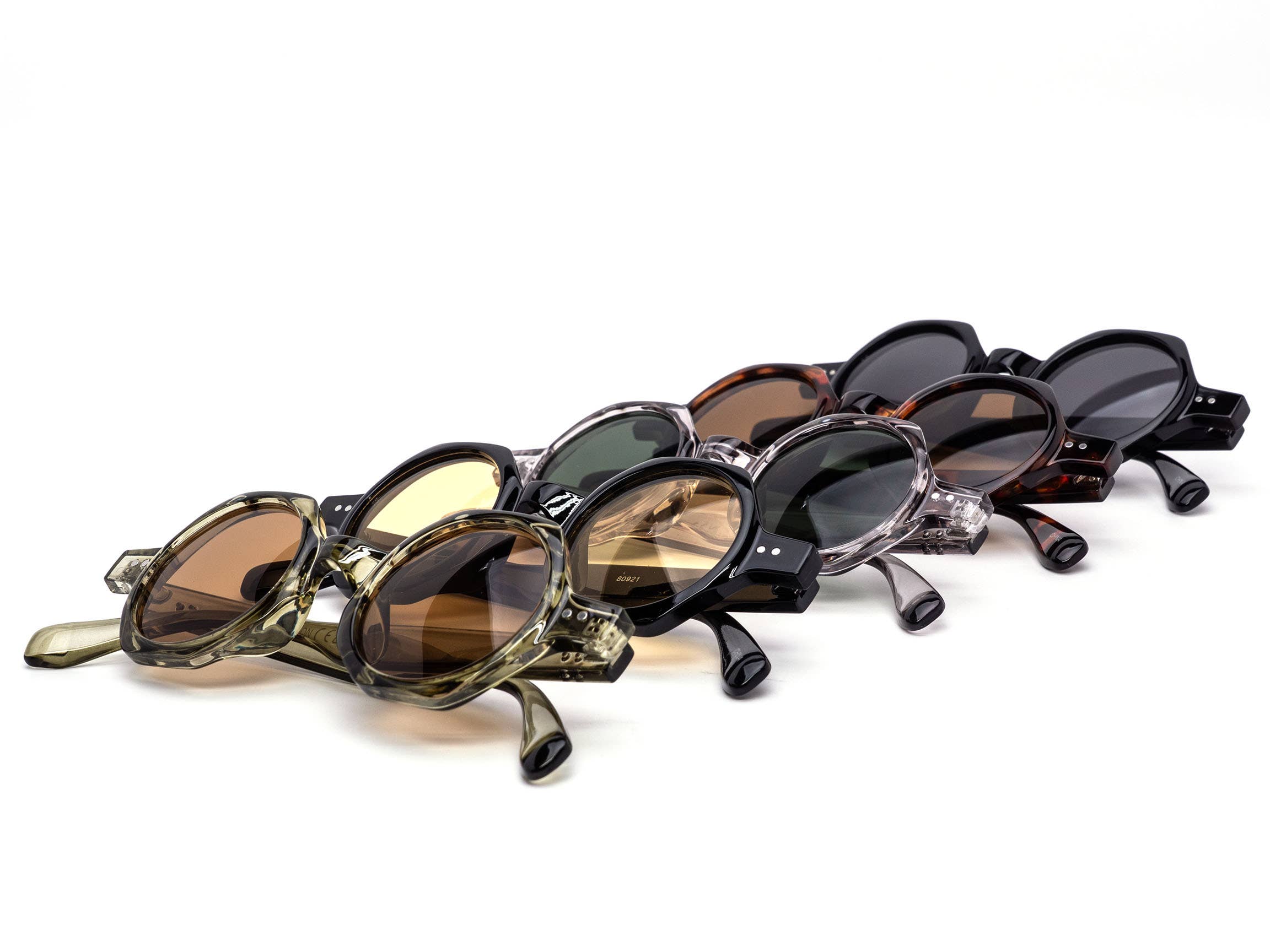 Retro Chunky Octagon Frame Sunglasses