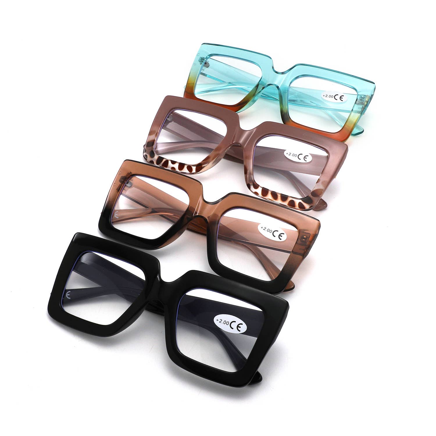 Oversized Chunky Square Bold Reading Glasses