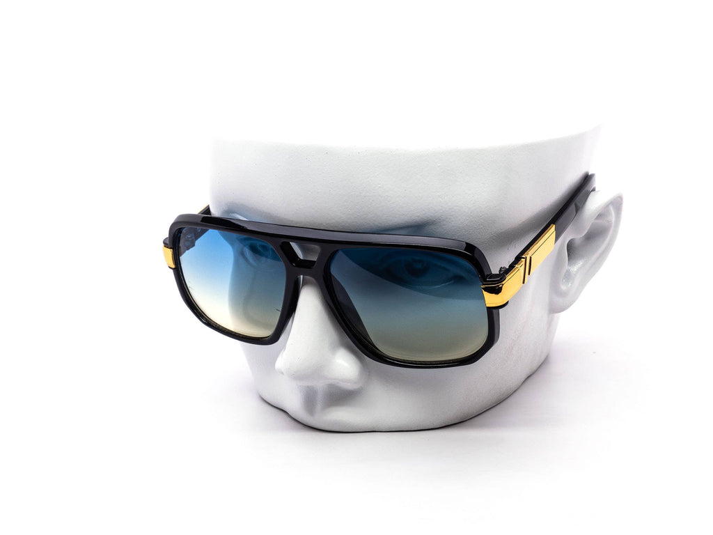 Retro Big Boss Aviator Duo-tone Sunglasses