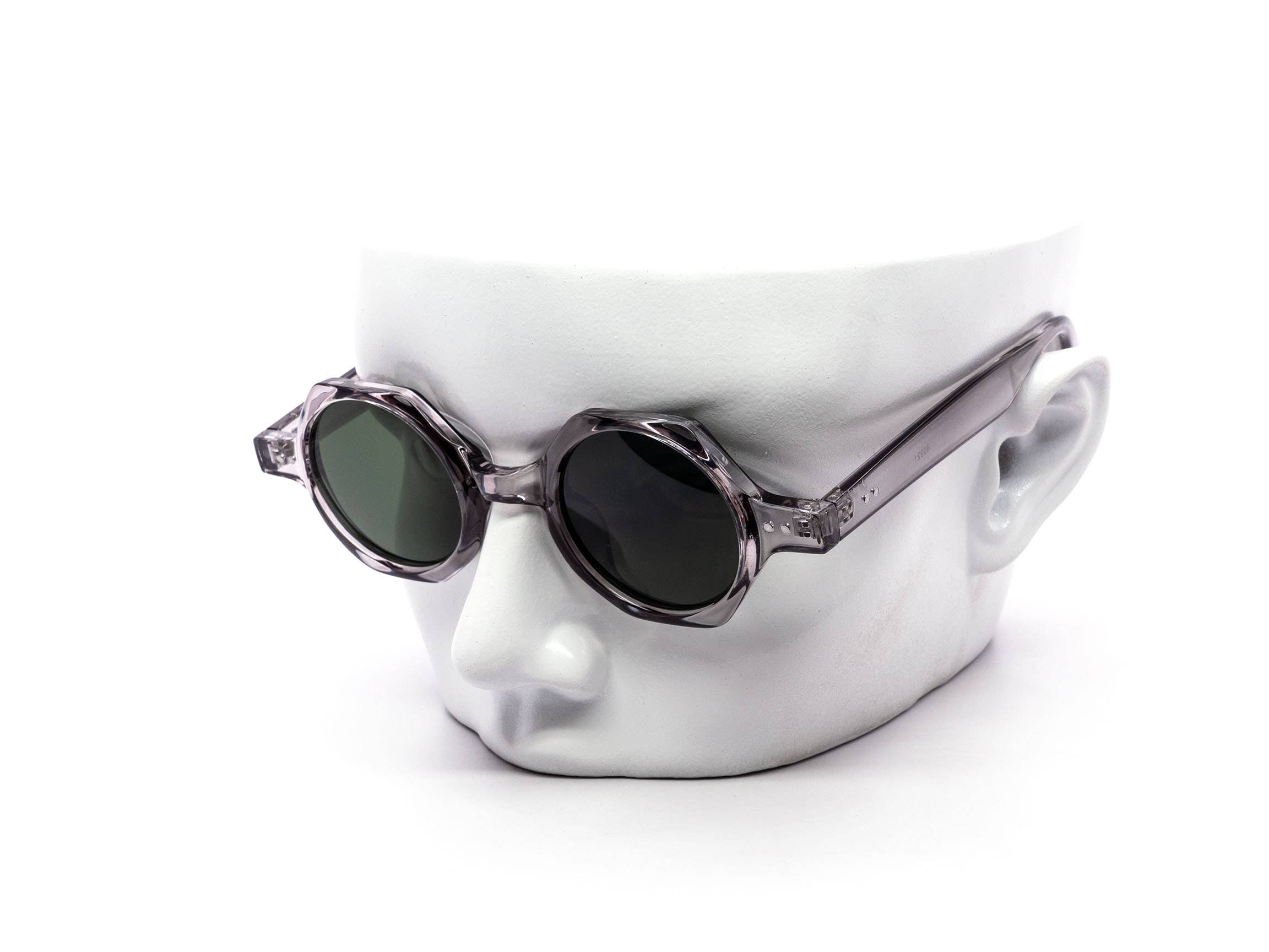Retro Chunky Octagon Frame Sunglasses